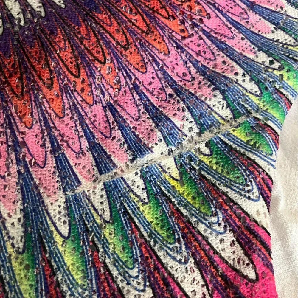 Colorful Boho mesh top - Picture 4 of 5